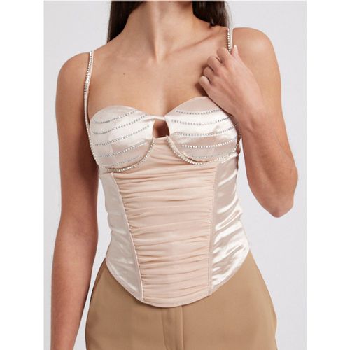 Top corset à bretelles en strass | Taille: S/M | Couleur: - My Store - Modalova