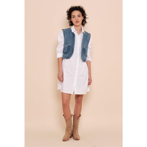 Robe chemise courte oversize en coton | Couleur: | Taille: Taille unique - Naumy - Modalova