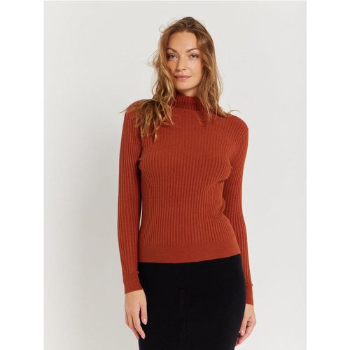 Pull col roulé orange brulé | Couleur: | Taille: Taille unique - My Store - Modalova