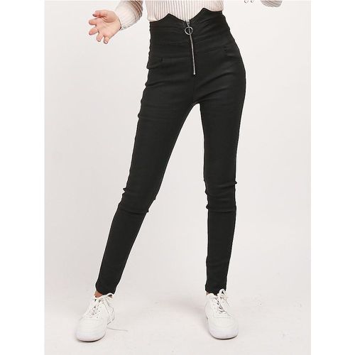 Pantalon simili cuir à fermeture éclair | Couleur: | Taille: XS - My Store - Modalova