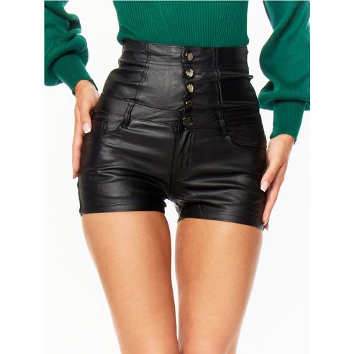 Short taille haute en similicuir | Taille: M | Couleur: - My Store - Modalova