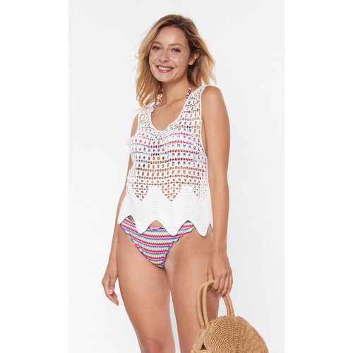 Top de plage transparent motifs graphiques | Couleur: | Taille: Taille unique - My Store - Modalova