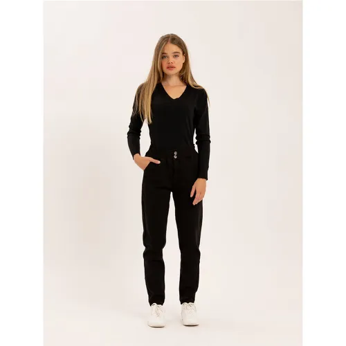 Jean mom fit taille élastique | Couleur: | Taille: XS - Naumy - Modalova