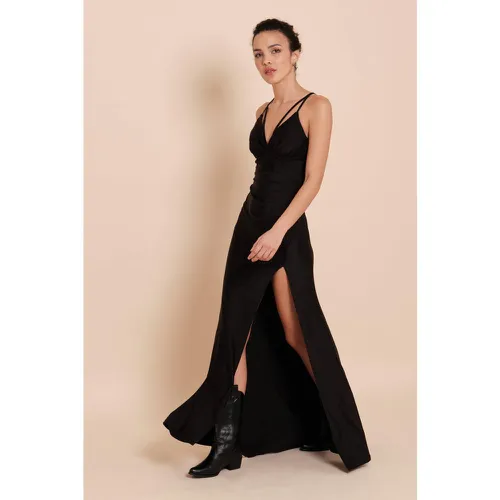 Robe longue à décolleté | Taille: M | Couleur: - Eva&Lola - Modalova