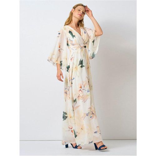 Robe longue fluide à fleurs et manches volants | Taille: M | Couleur: - My Store - Modalova