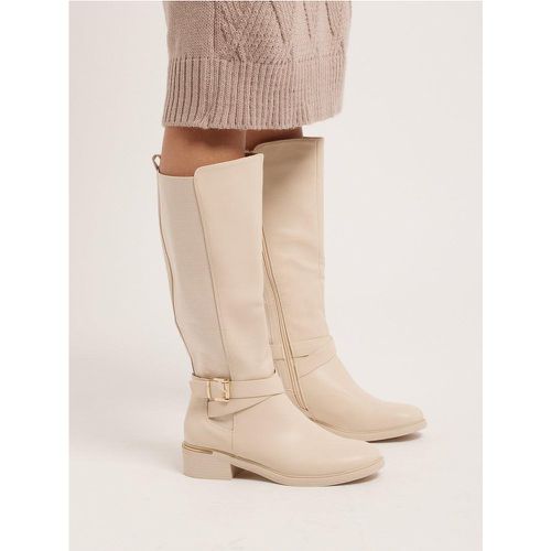 Bottes cavalières bi matière | Taille: 37 | Couleur: - My Store - Modalova