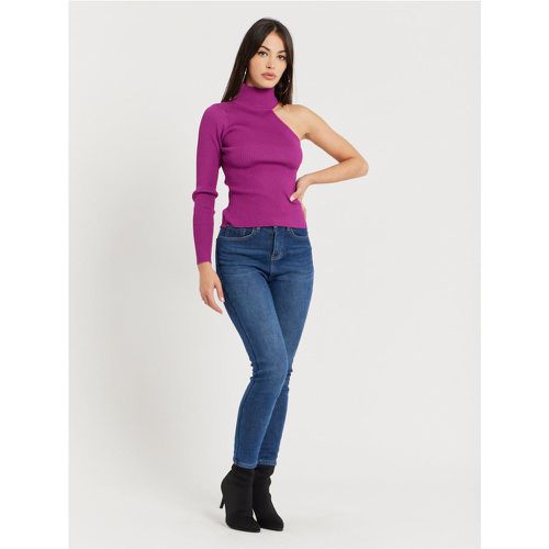 Jean skinny taille haute fourré Denim foncé | Couleur: | Taille: XS - My Store - Modalova