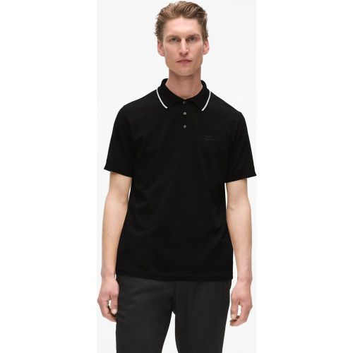 Polo À Col Rayé, , , Taille: S - Karl Lagerfeld - Modalova