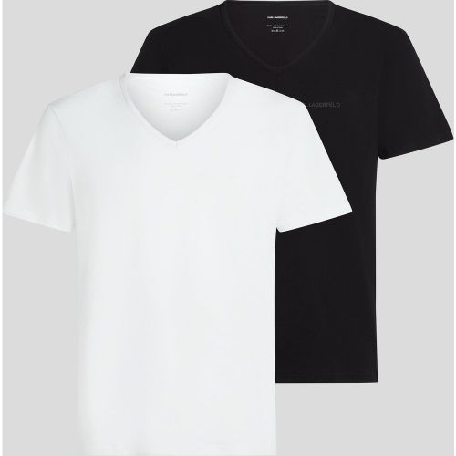 Logo V-neck T-shirt – 2-pack, , /, Taille: Xs - Karl Lagerfeld - Modalova