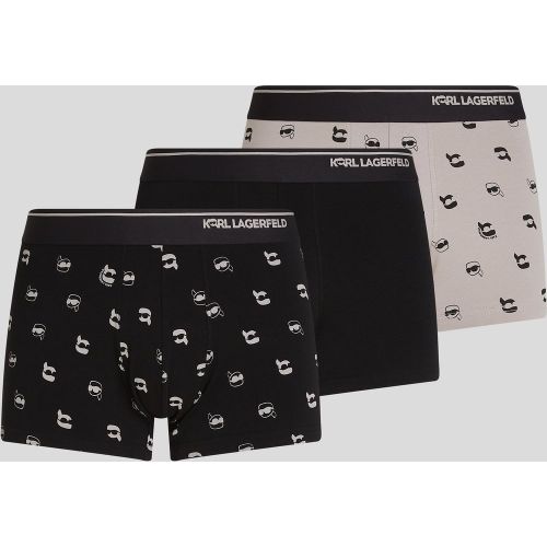 Ikon All-over-print Trunks – 3-pack, , -, Taille: Xs - Karl Lagerfeld - Modalova