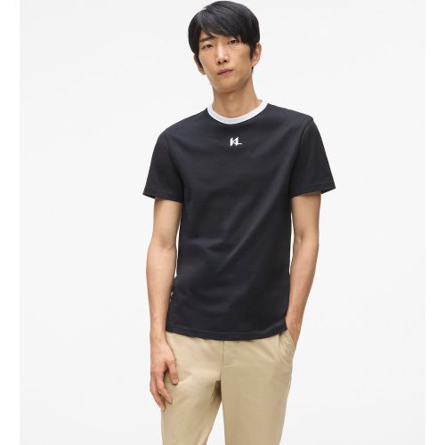 Monogram Slim T-shirt, , , Taille: Xs - Karl Lagerfeld - Modalova