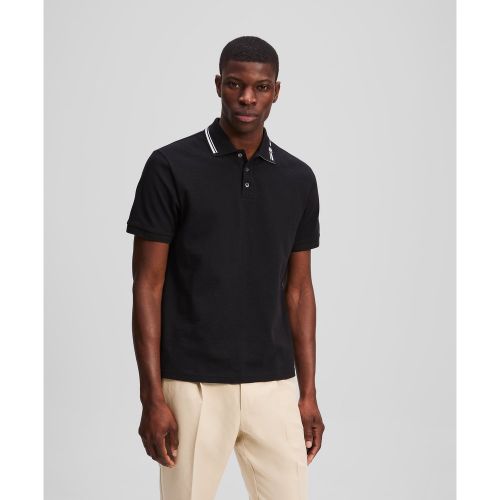 Contrast Piping Polo Shirt, , , Taille: Xs - Karl Lagerfeld - Modalova