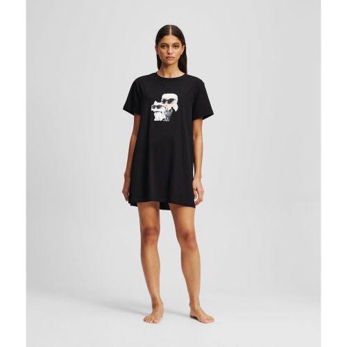 Ikon T-shirt Pajama Dress, , , Taille: S - Karl Lagerfeld - Modalova