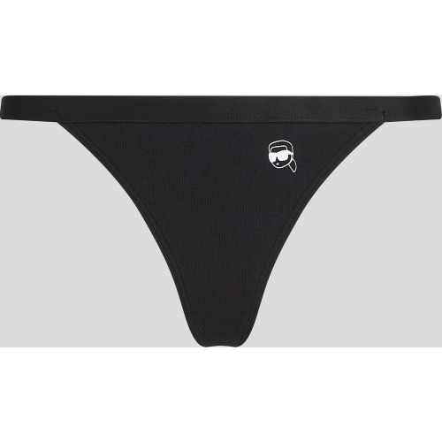 Ikon Ribbed Thong, , , Taille: Xs - Karl Lagerfeld - Modalova