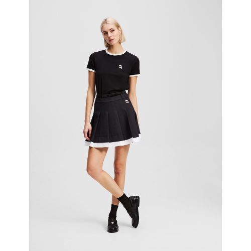 Ikon Pleated Mini Skirt, , /, Taille: 38 - Karl Lagerfeld - Modalova