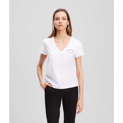 Rue St-guillaume V-neck T-shirt, , , Taille: Xs - Karl Lagerfeld - Modalova