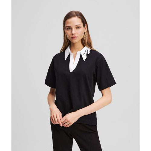 Polo Signature, , , Taille: Xs - Karl Lagerfeld - Modalova