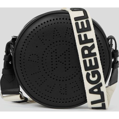 Sac Bandoulière Circulaire Avec Logo En Relief K/circle, , , Taille: One Size - Karl Lagerfeld - Modalova
