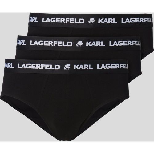 Lot De 3 Slips À Logo, , , Taille: Xs - Karl Lagerfeld - Modalova