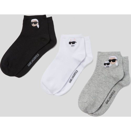 Soquettes Ikon – Lot De 3, , //, Taille: 35-38 - Karl Lagerfeld - Modalova