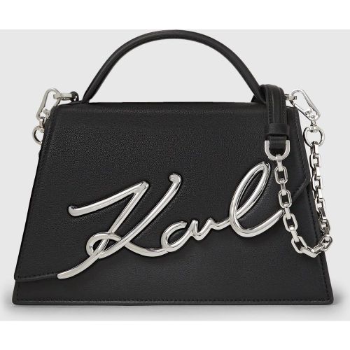 Sac Bandoulière De Taille Moyenne K/signature, , -, Taille: One Size - Karl Lagerfeld - Modalova
