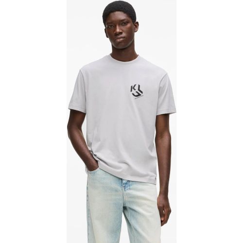 T-shirt Avec Monogramme, , Puce Électronique, Taille: Xs - KL Jeans - Modalova