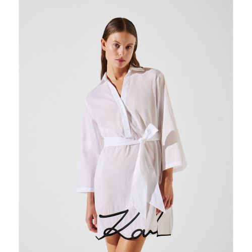 Robe-chemise De Plage K/signature, , , Taille: Xs - Karl Lagerfeld - Modalova