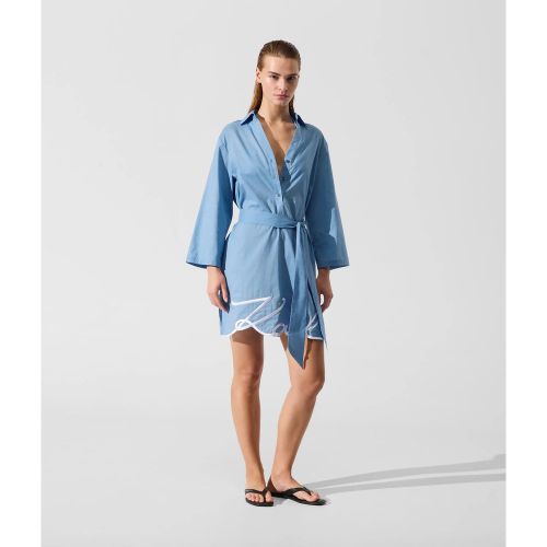 Robe-chemise De Plage K/signature, , , Taille: Xs - Karl Lagerfeld - Modalova