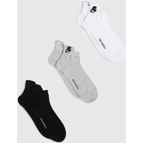 Chaussettes Courtes Kameo – Lot De 3, , //, Taille: 39-42 - Karl Lagerfeld - Modalova