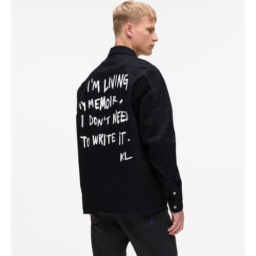Surchemise Avec Citation De Karl, , /, Taille: Xs - KL Jeans - Modalova