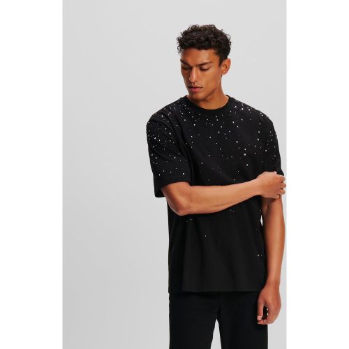 T-shirt Effet Dégradé À Strass, , , Taille: Xs - Karl Lagerfeld - Modalova