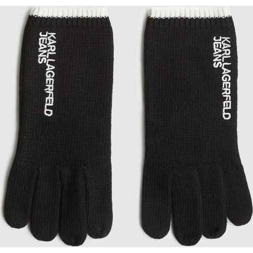 Gants En Tricot À Logo, , , Taille: S - KL Jeans - Modalova