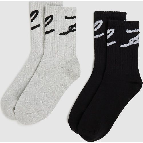 Chaussettes Signature – Lot De 2, , -, Taille: One Size - Karl Lagerfeld - Modalova