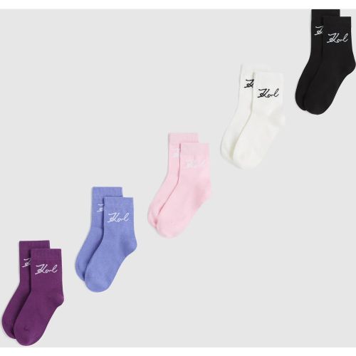 Chaussettes Signature – Lot De 5, , , Taille: 35-38 - Karl Lagerfeld - Modalova
