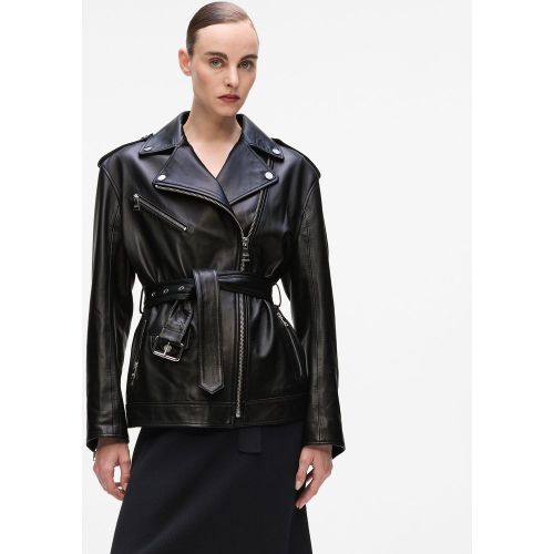 Veste En Cuir Oversize, , , Taille: 38 - Karl Lagerfeld - Modalova
