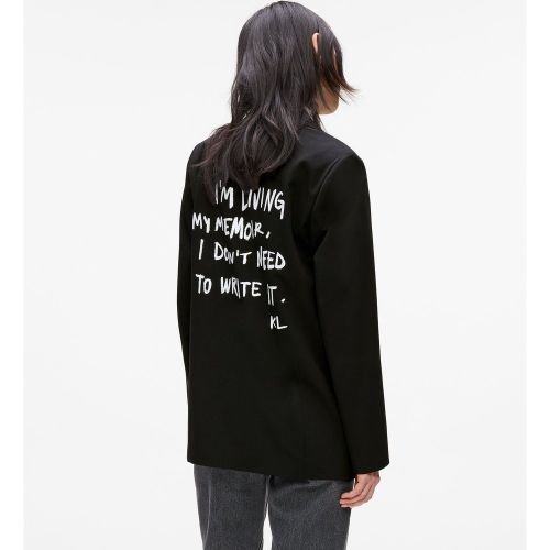 Blazer Avec Citation De Karl, , , Taille: Xs - KL Jeans - Modalova