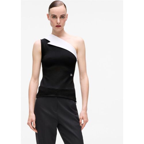 Haut À Revers Asymétrique Karl Dna, , , Taille: Xs - Karl Lagerfeld - Modalova