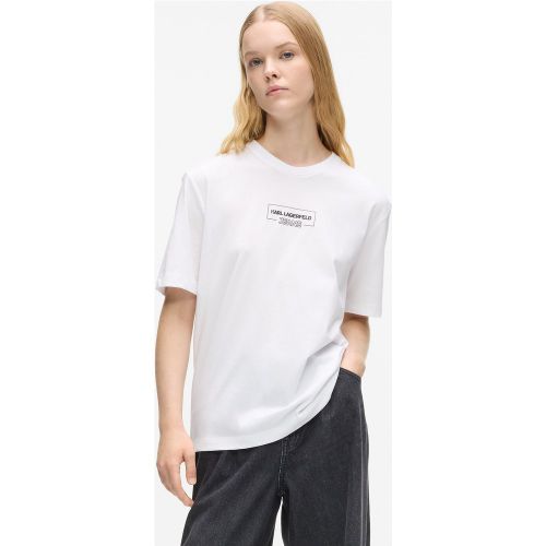 T-shirt Avec Logo Contrastant, , , Taille: Xs - KL Jeans - Modalova