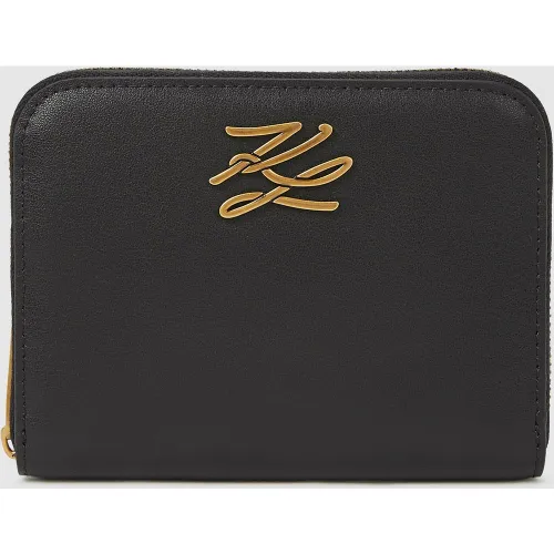 Portefeuille Zippé De Taille Moyenne K/autograph, , /, Taille: One Size - Karl Lagerfeld - Modalova