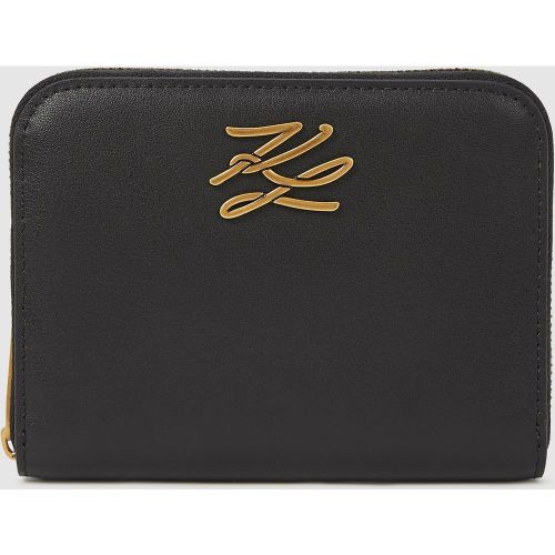 Portefeuille Zippé De Taille Moyenne K/autograph, , /, Taille: One Size - Karl Lagerfeld - Modalova