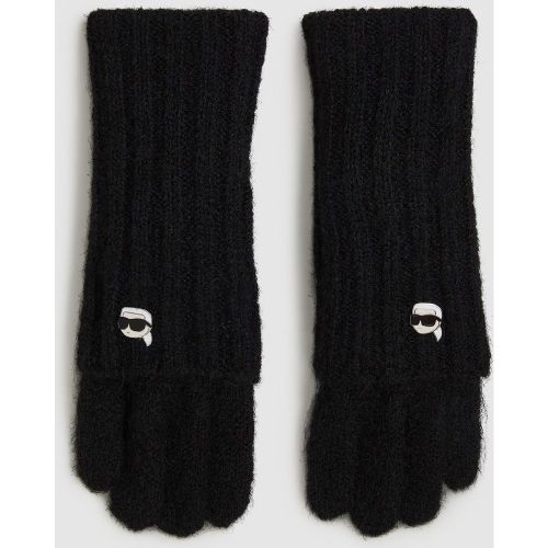 Gants Tricotés Ikon, , , Taille: L - Karl Lagerfeld - Modalova