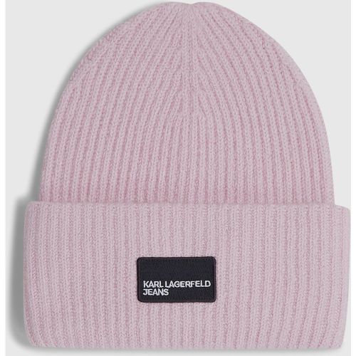Bonnet Long Avec Écusson À Logo, , , Taille: One Size - KL Jeans - Modalova