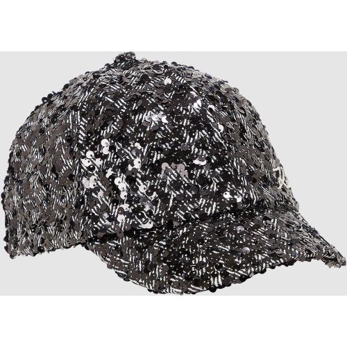 Casquette À Sequins K/signature, , Paillettes À Chevrons, Taille: One Size - Karl Lagerfeld - Modalova