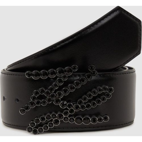 Ceinture À Strass K/autograph, , , Taille: 65 - Karl Lagerfeld - Modalova