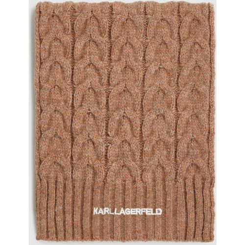 Écharpe En Tricot Torsadé, , , Taille: One Size - Karl Lagerfeld - Modalova
