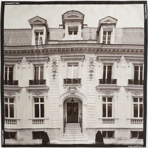 Écharpe En Soie Maison De Karl, , , Taille: One Size - Karl Lagerfeld - Modalova