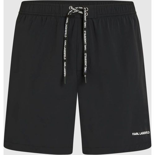Short De Surf Extensible De Longueur Moyenne Avec Logo, , , Taille: Xs - Karl Lagerfeld - Modalova
