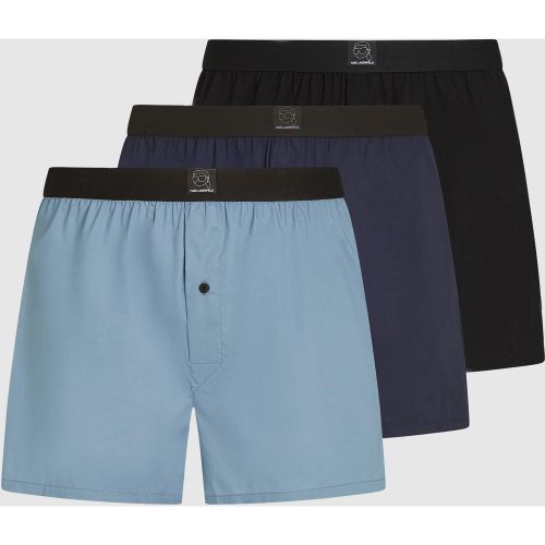Boxers Ikon Tissés - Lot De 3, , --, Taille: Xs - Karl Lagerfeld - Modalova