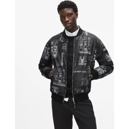 Veste Bomber Réversible Maison De Karl, , , Taille: M - Karl Lagerfeld - Modalova