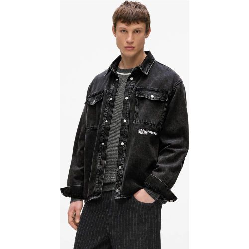 Surchemise En Denim Karl Quote, , , Taille: Xs - KL Jeans - Modalova